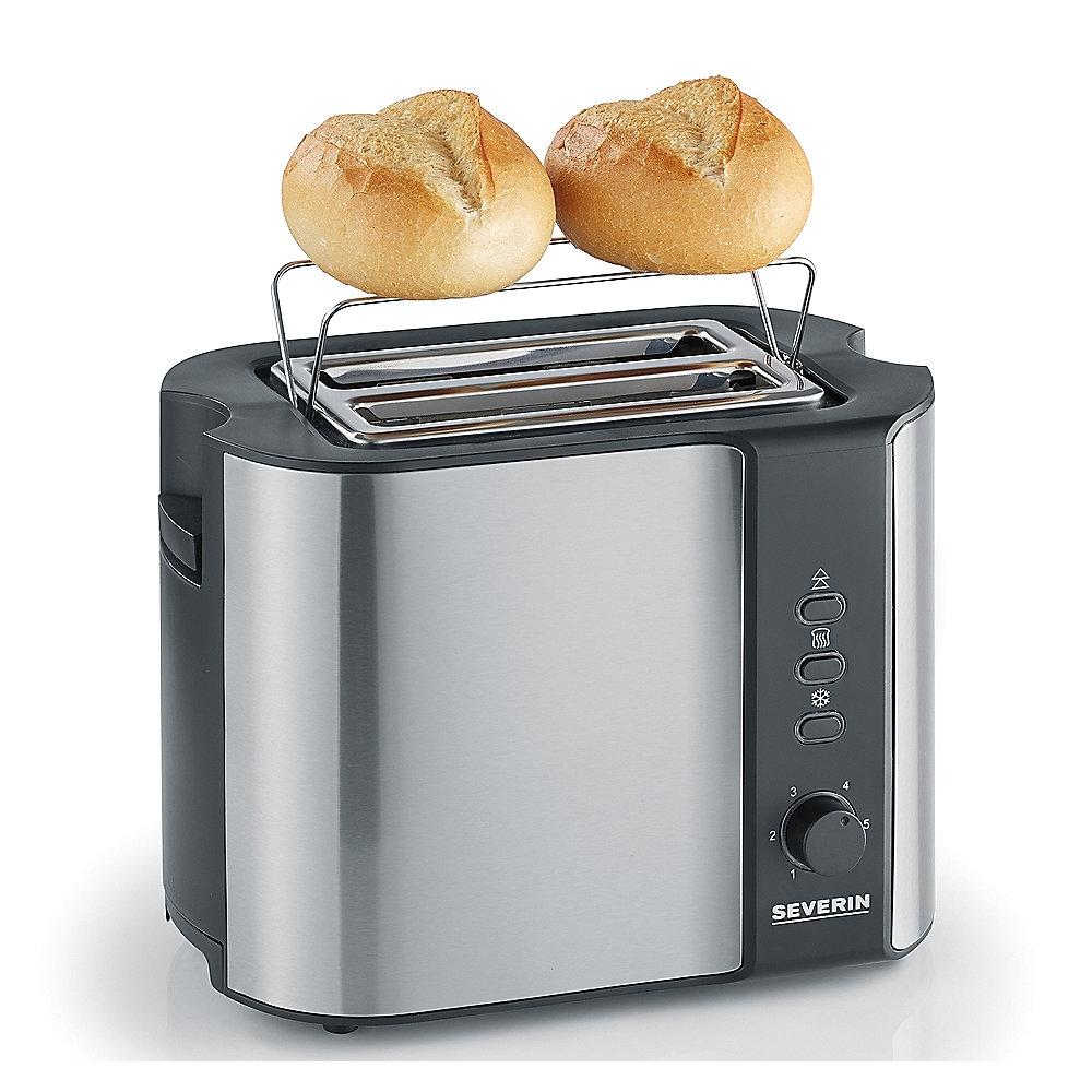 Severin AT 2589 Automatik Toaster Edelstahl