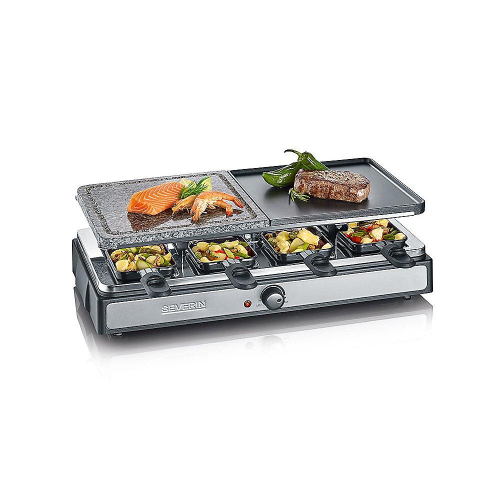 Severin RG 2344 Raclette-Grill mit Naturgrillstein