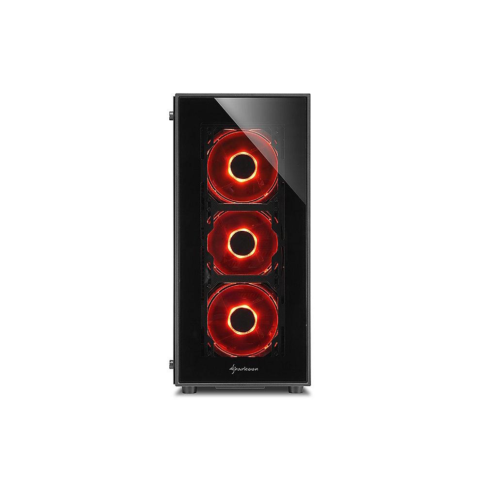 Sharkoon TG5 Midi-Tower ATX Gaming Gehäuse Rote LED, Seitenfenster, Sharkoon, TG5, Midi-Tower, ATX, Gaming, Gehäuse, Rote, LED, Seitenfenster