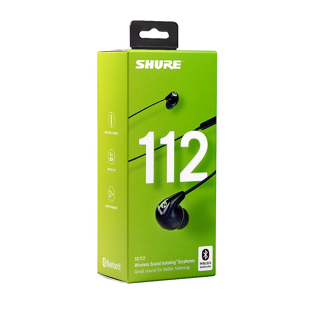 Shure SE112 Wireless Sound Isolating Ohrhörer, schwarz