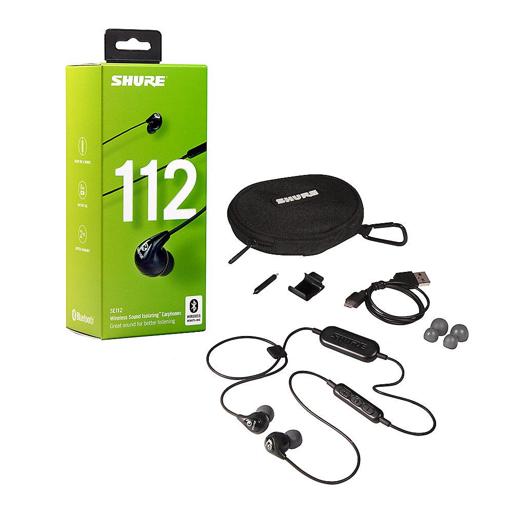 Shure SE112 Wireless Sound Isolating Ohrhörer, schwarz, Shure, SE112, Wireless, Sound, Isolating, Ohrhörer, schwarz