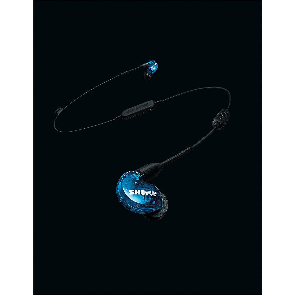 Shure SE215 Wireless Sound Isolating Ohrhörer, blau