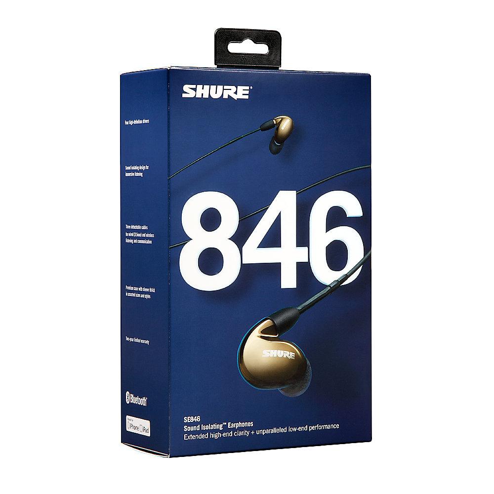 Shure SE846 Sound Isolating High-End Ohrhörer mit BT, bronze