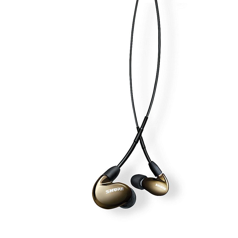 Shure SE846 Sound Isolating High-End Ohrhörer mit BT, bronze