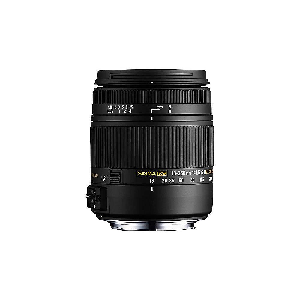 Sigma 18-250mm f/3.5-6.3 DC Makro OS HSM Reise Zoom Objektiv für Nikon