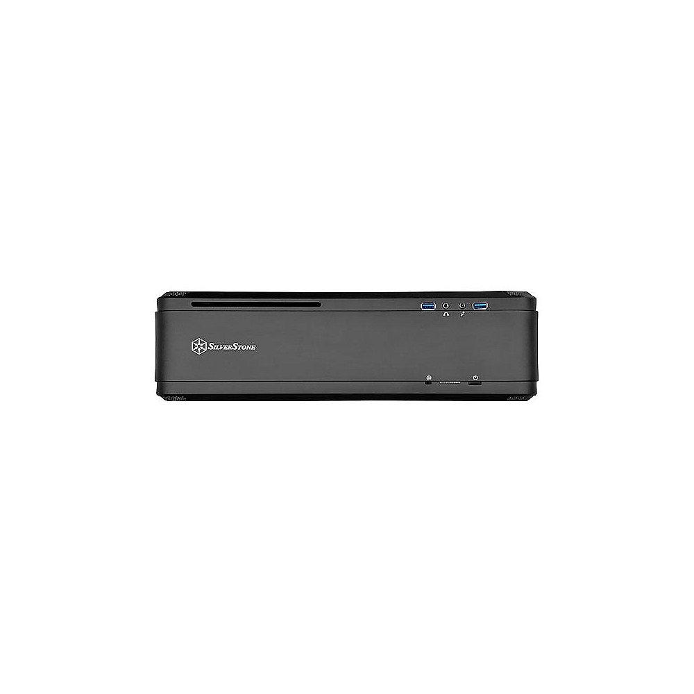 SilverStone Fortress Aluminium Mini-ITX Gehäuse SST-FTZ01B USB3.0 schwarz (o.NT), SilverStone, Fortress, Aluminium, Mini-ITX, Gehäuse, SST-FTZ01B, USB3.0, schwarz, o.NT,