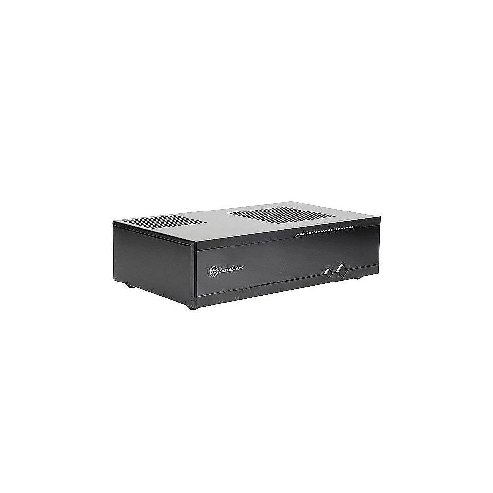 SilverStone Milo Slim HTPC Mini-ITX SST-ML05B USB3.0 Slot-in schwarz, SilverStone, Milo, Slim, HTPC, Mini-ITX, SST-ML05B, USB3.0, Slot-in, schwarz