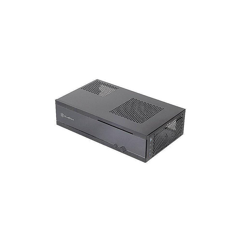 SilverStone Milo Slim HTPC Mini-ITX SST-ML05B USB3.0 Slot-in schwarz