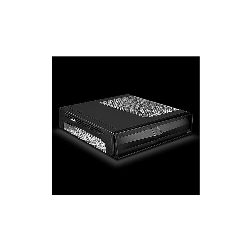SilverStone RAVEN Z SST-RVZ02B-W Mini-ITX Gehäuse schwarz mit Seitenfenster