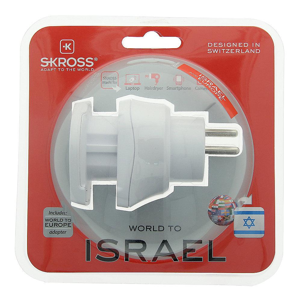 SKROSS Adapter Combo World to Israel 3-polig (16A) Reiseadapter
