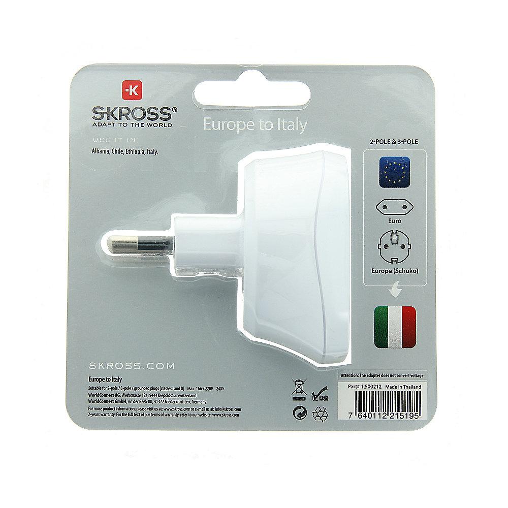 SKROSS Country Adapter Europe to Italy 1.500212, SKROSS, Country, Adapter, Europe, to, Italy, 1.500212