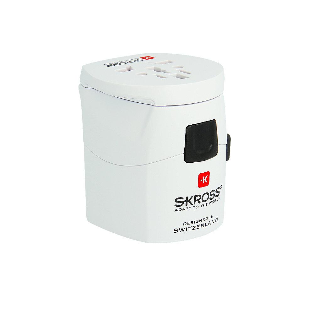 SKROSS World Adapter Pro Light World 3-polig (6.3A) Reiseadapter