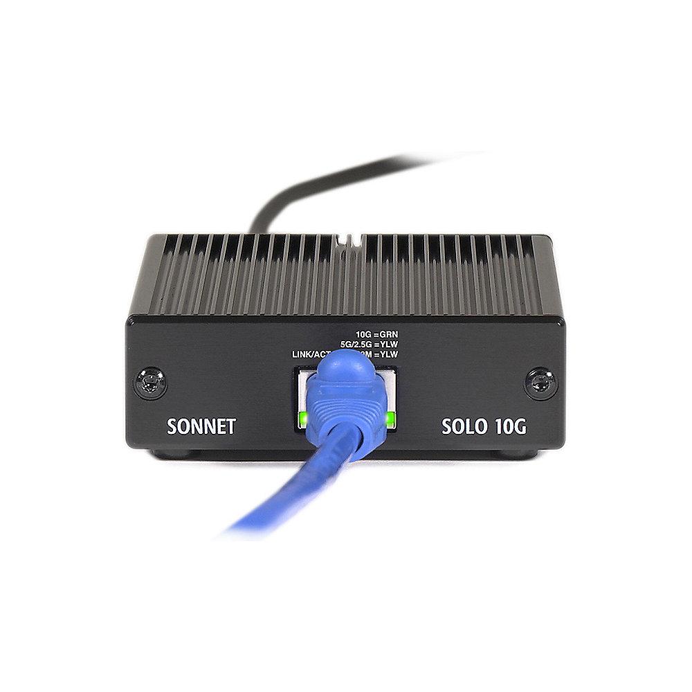 Sonnet Solo 10G Thunderbolt 3 bis zu 10Gb Base-T Ethernet Adapter SOLO10G-TB3