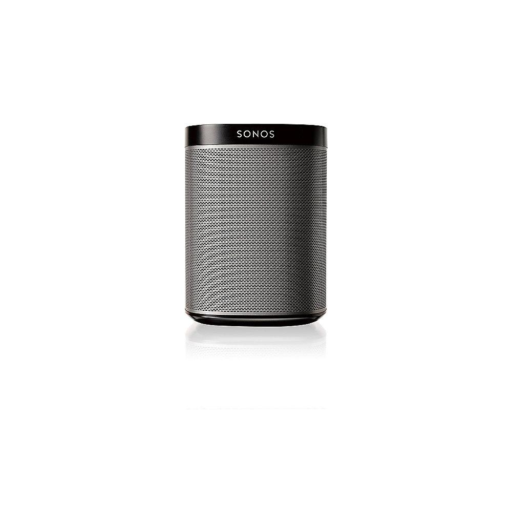 Sonos PLAY:1 Paar schwarz Kompakter Multiroom Smart Speaker für Music Streaming