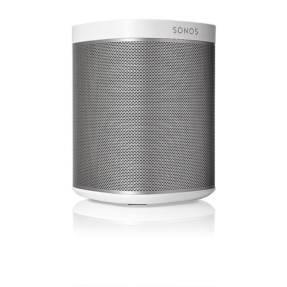 Sonos PLAY:1 weiß Kompakter Multiroom Smart Speaker für Music Streaming