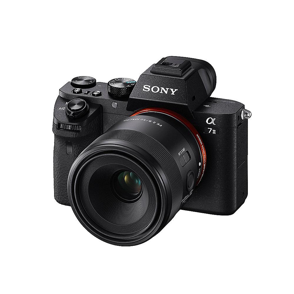 Sony 50mm f/2.8 Makro E-Mount Vollformat Objektiv (SEL-50M28), Sony, 50mm, f/2.8, Makro, E-Mount, Vollformat, Objektiv, SEL-50M28,