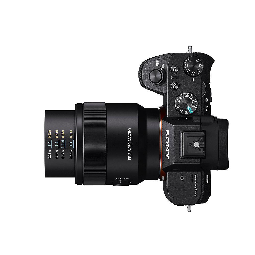 Sony 50mm f/2.8 Makro E-Mount Vollformat Objektiv (SEL-50M28), Sony, 50mm, f/2.8, Makro, E-Mount, Vollformat, Objektiv, SEL-50M28,