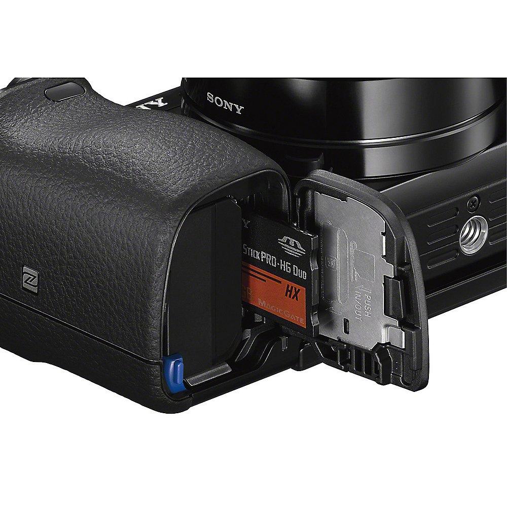 Sony Alpha 6000 Gehäuse Systemkamera schwarz