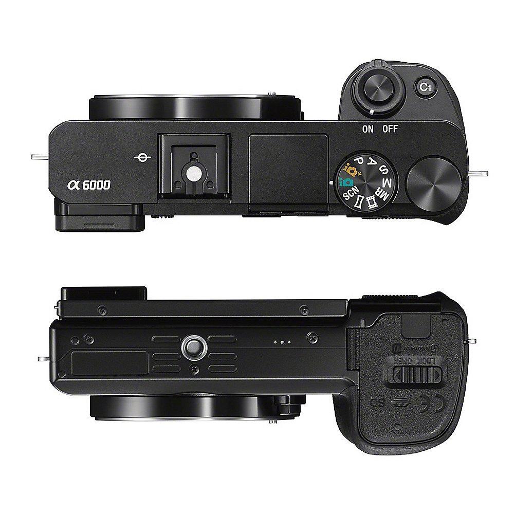 Sony Alpha 6000 Gehäuse Systemkamera schwarz
