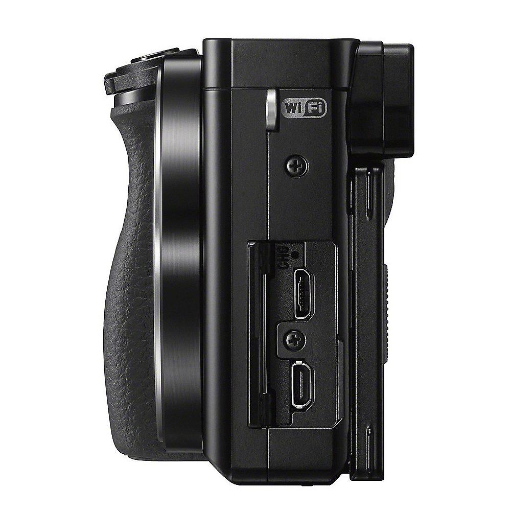Sony Alpha 6000 Kit 16-50mm   55-210mm Systemkamera schwarz