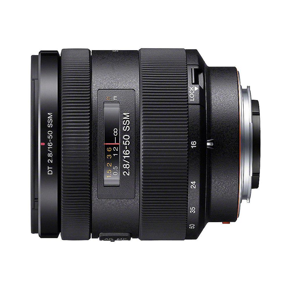 Sony DT 16-50mm f/2.8 SSM Standardzoom Objektiv (SAL-1650), Sony, DT, 16-50mm, f/2.8, SSM, Standardzoom, Objektiv, SAL-1650,