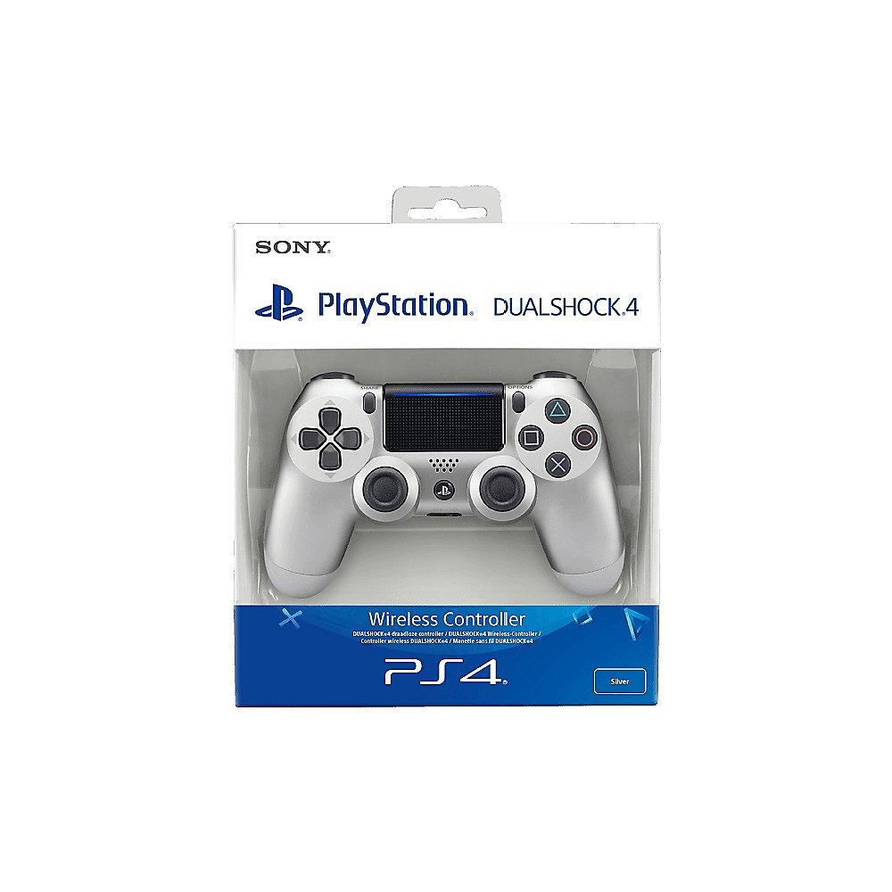 Sony Dualshock 4 (2016) Wireless Controller silber für PS4