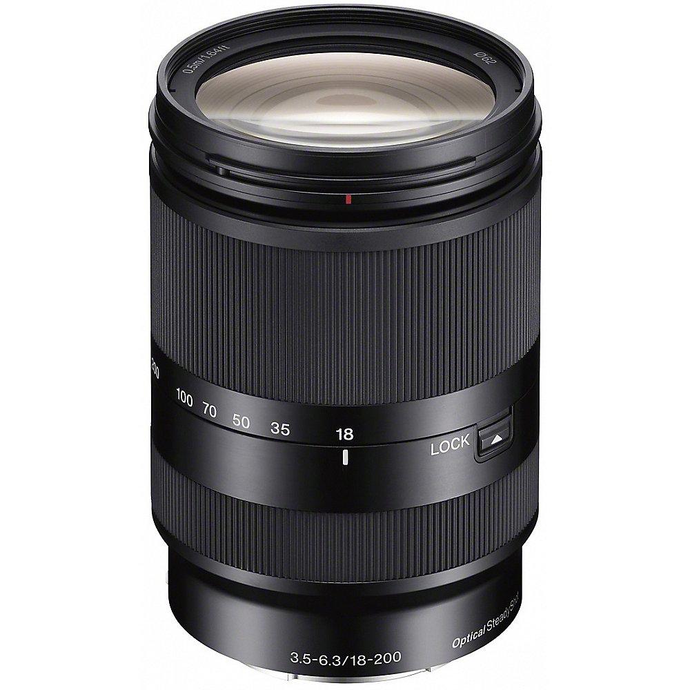 Sony E 18-200mm f/3.5-6.3 OSS E-Mount (SEL-18200LE) Reise Zoom Objektiv