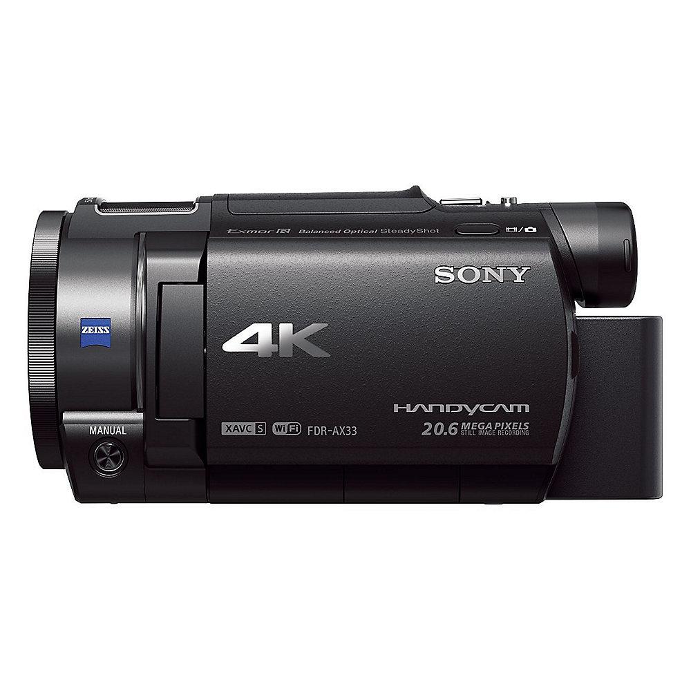 Sony FDR-AX33 4K UHD Camcorder, Sony, FDR-AX33, 4K, UHD, Camcorder