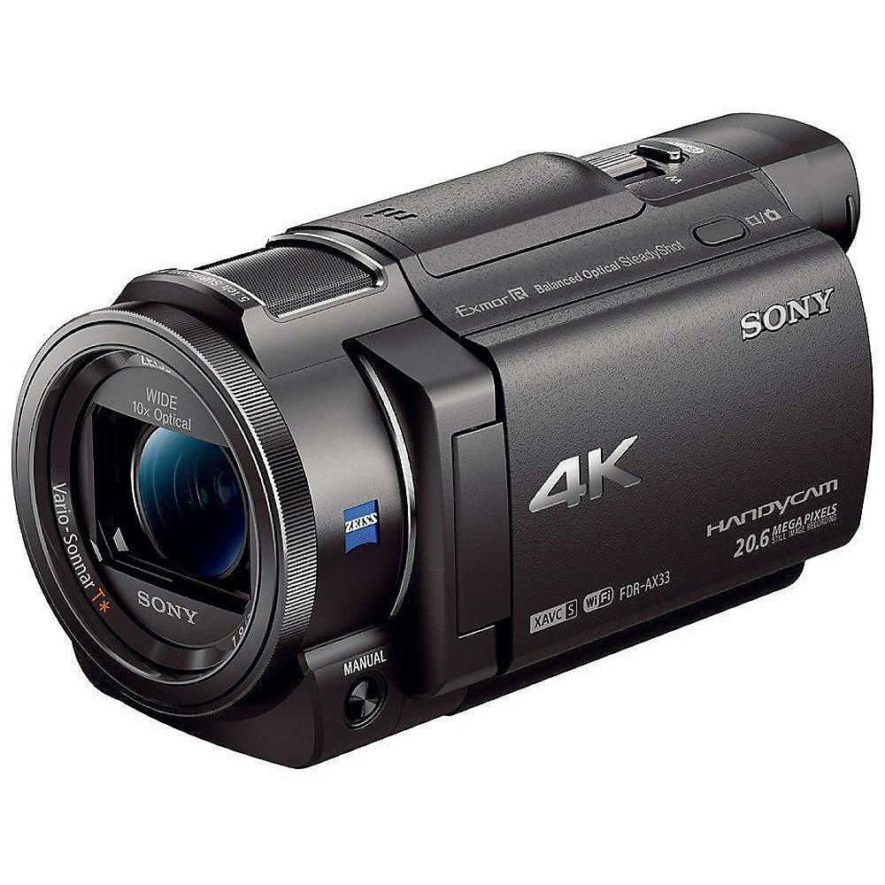 Sony FDR-AX33 4K UHD Camcorder, Sony, FDR-AX33, 4K, UHD, Camcorder