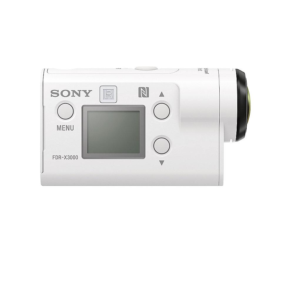 Sony FDR-X3000R 4K Action Cam mit Live View Remote und Fingergriff