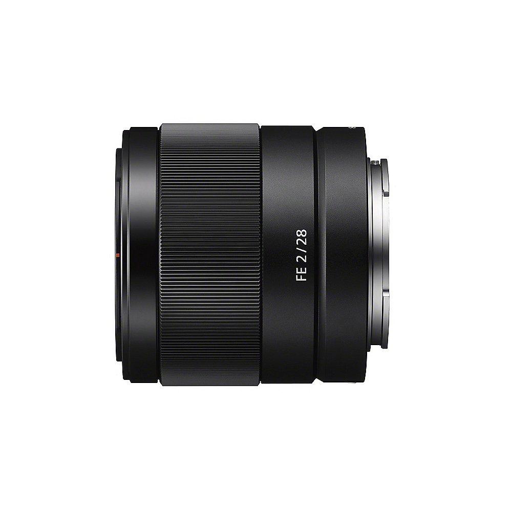 Sony FE 28mm f/2.0 Objektiv Festbrennweite Weitwinkel Objektiv (SEL-28F20)