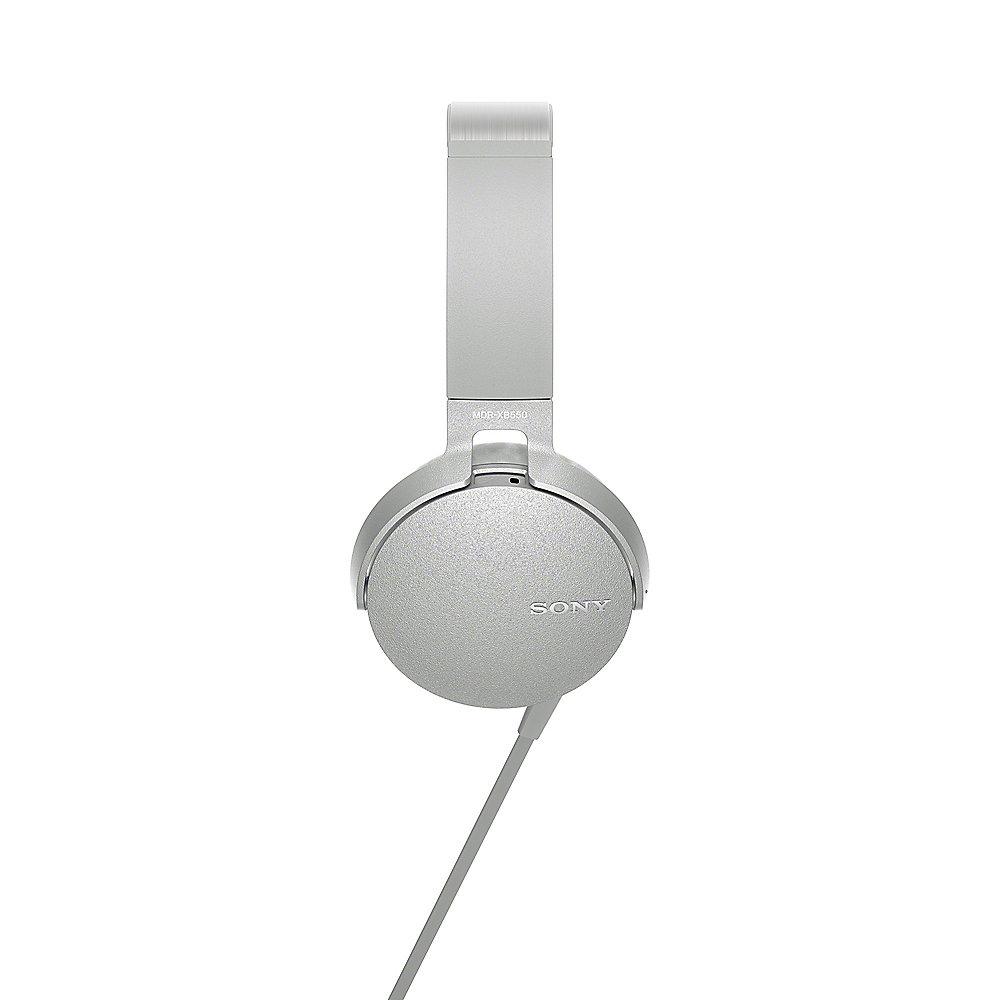 Sony MDR-XB550AP Over-Ear Kopfhörer weiß