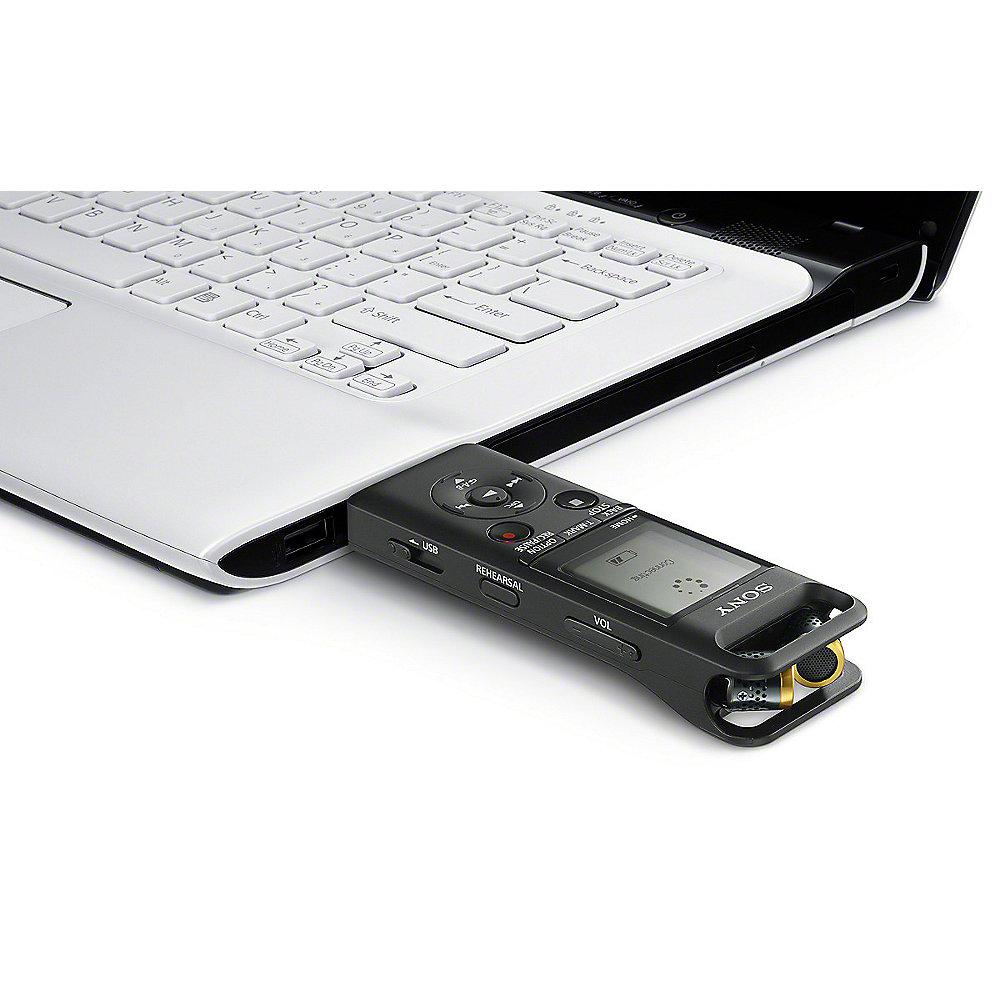 Sony PCM-A10 Hi-ResVoice Recorder FLAC-Aufnahme Stereo-Mikrofon SD-Slot schwarz