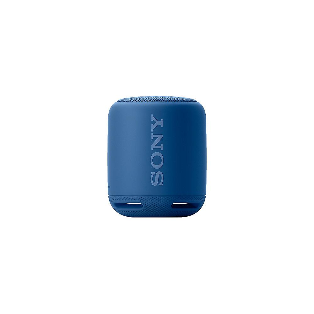 Sony SRS-XB10 tragbarer Lautsprecher (wasserabweisend, NFC, Bluetooth) blau, Sony, SRS-XB10, tragbarer, Lautsprecher, wasserabweisend, NFC, Bluetooth, blau