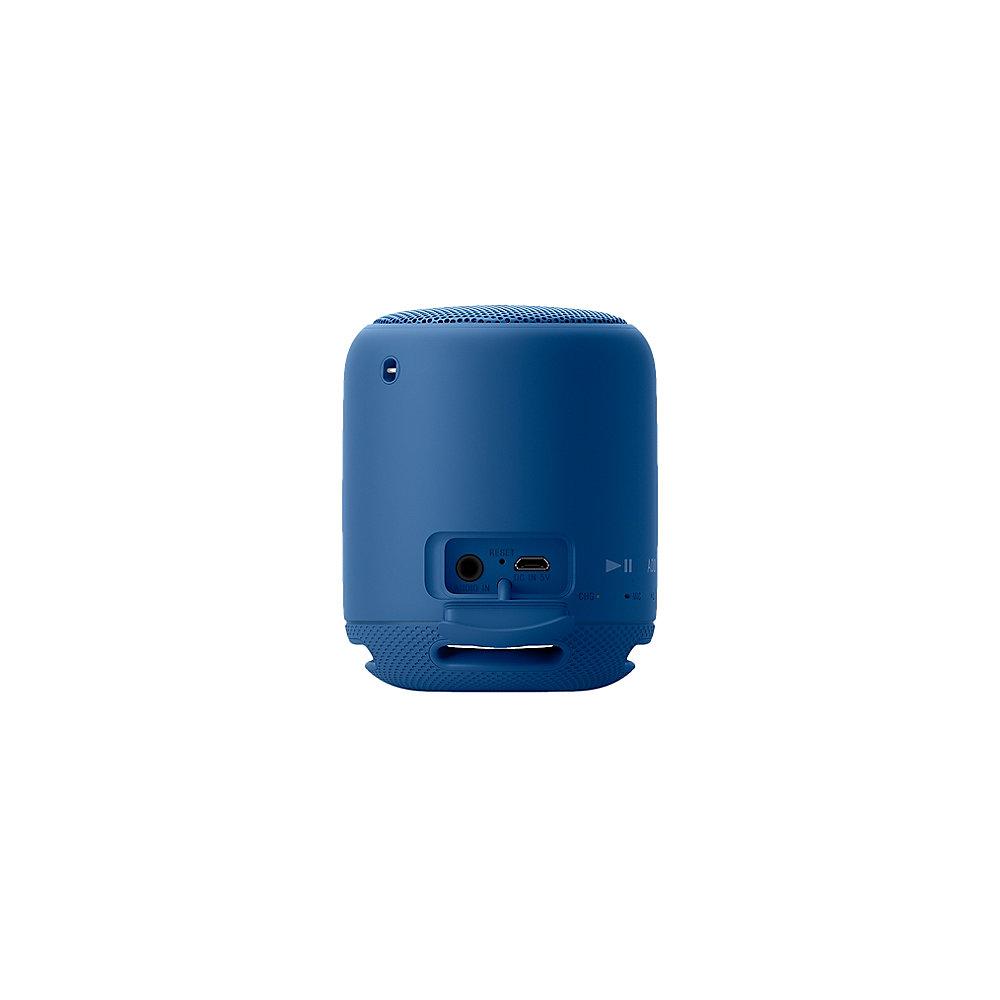 Sony SRS-XB10 tragbarer Lautsprecher (wasserabweisend, NFC, Bluetooth) blau, Sony, SRS-XB10, tragbarer, Lautsprecher, wasserabweisend, NFC, Bluetooth, blau