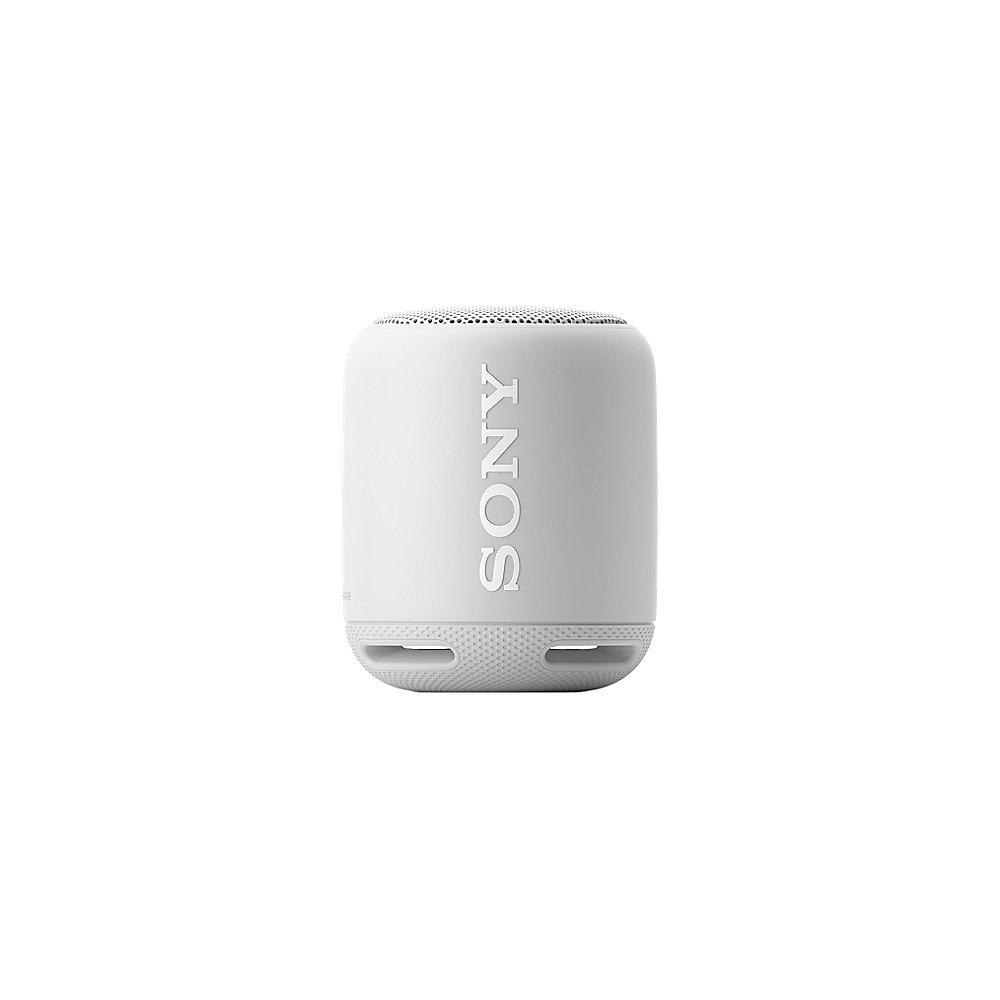 Sony SRS-XB10 tragbarer Lautsprecher (wasserabweisend, NFC, Bluetooth) weiß