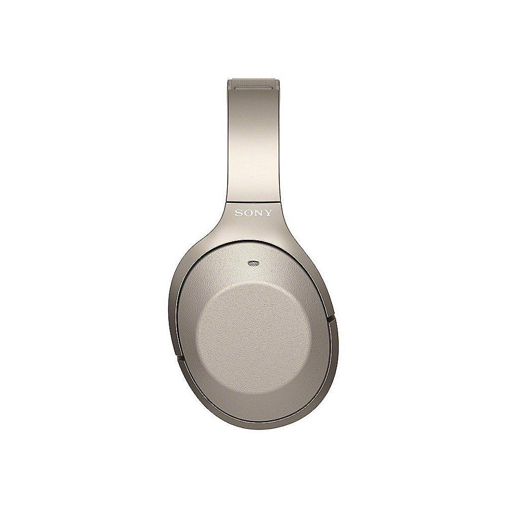 Sony WH-1000XM2 Champagner Over Ear Kopfhörer mit Noise Cancelling und Bluetooth