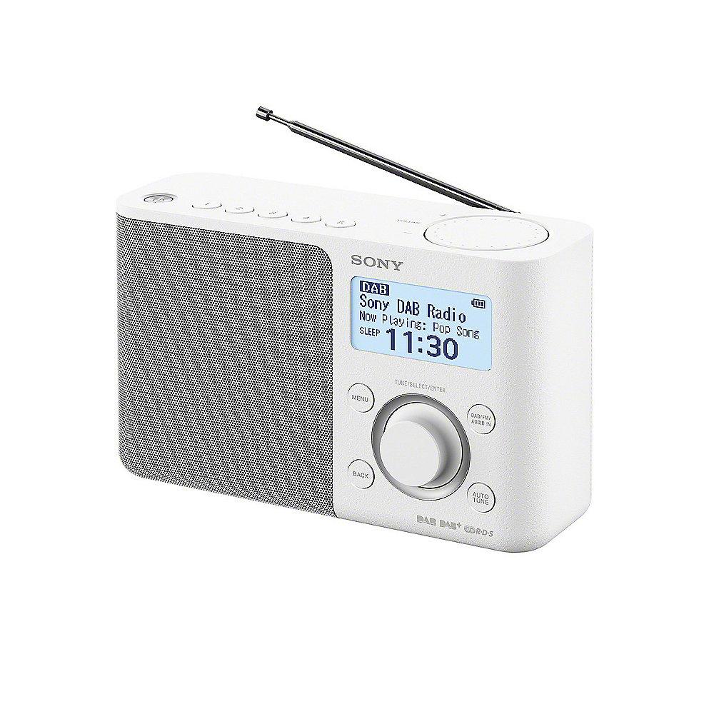 Sony XDR-S61DB Digitalradio UKW/DAB  Weiß, Sony, XDR-S61DB, Digitalradio, UKW/DAB, Weiß