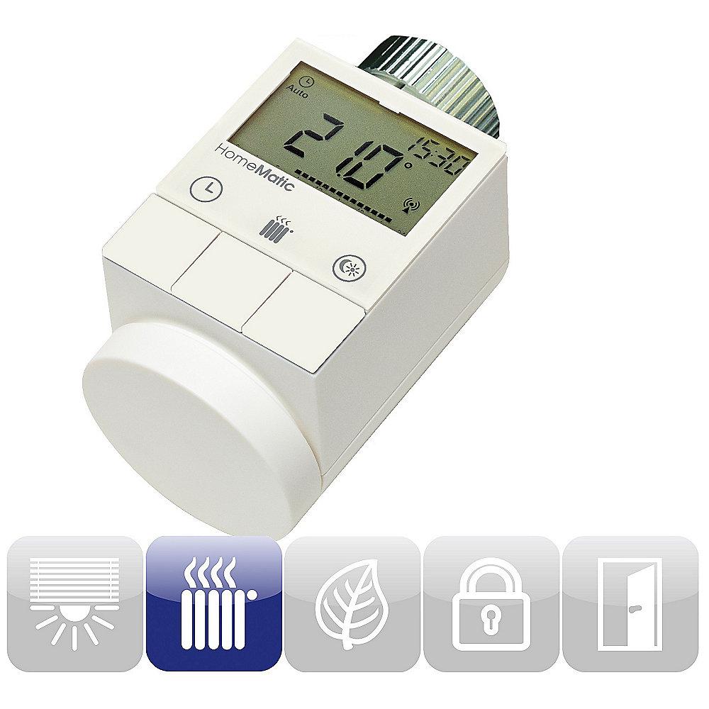 Sparpaket: 2x HomeMatic 105155 HM-CC-RT-DN Funk-Heizkörperthermostat