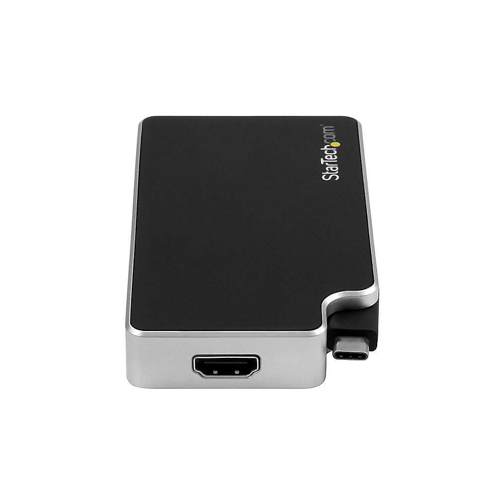 Startech 3-in1 USB-C Adapter 4K VGA/DVI/HDMI schwarz