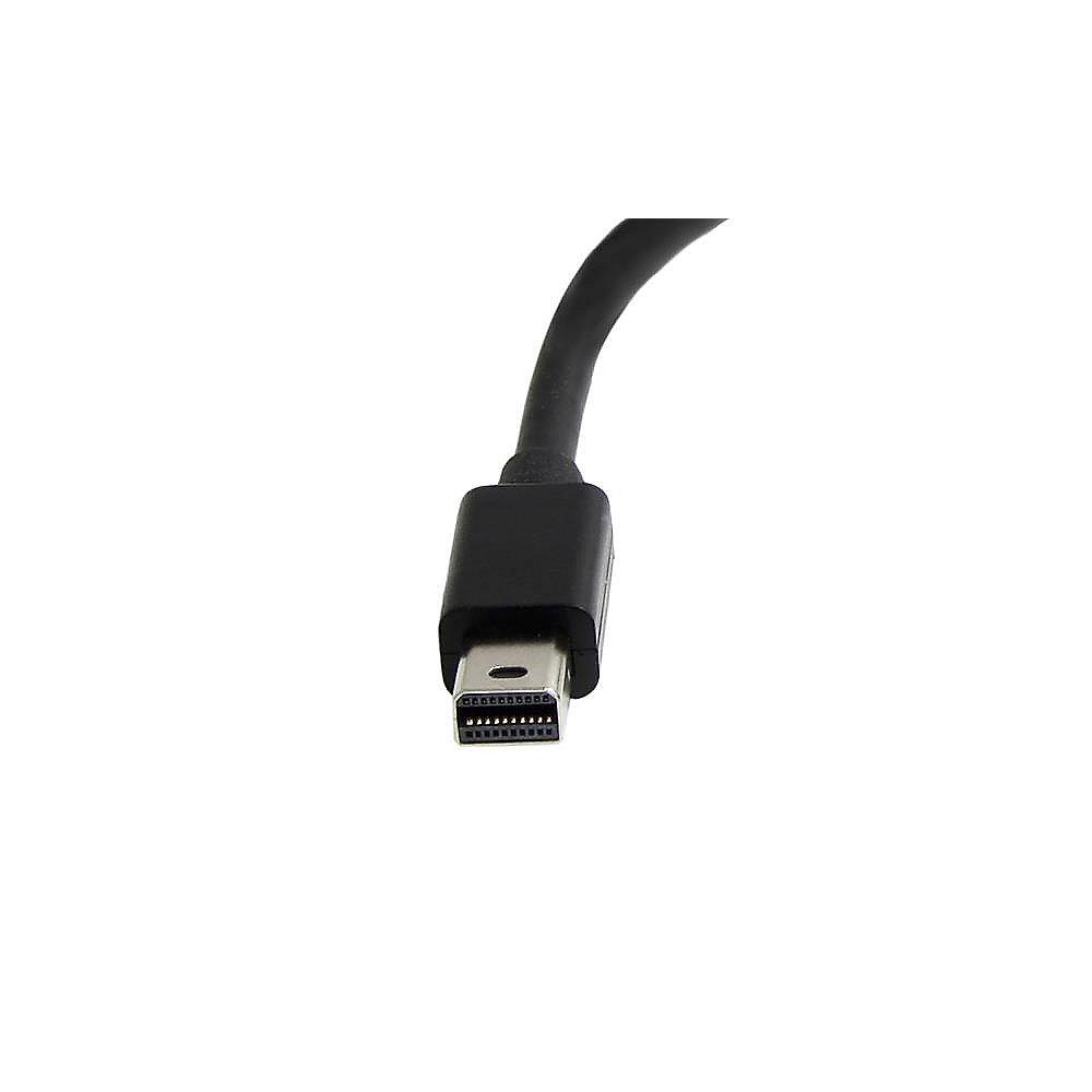 Startech Displayport Adapter 0,2m mini DP zu DVI aktiv St./Bu. schwarz, Startech, Displayport, Adapter, 0,2m, mini, DP, DVI, aktiv, St./Bu., schwarz