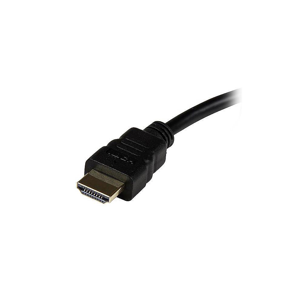 Startech HDMI zu VGA Adapter St./Bu. schwarz, Startech, HDMI, VGA, Adapter, St./Bu., schwarz