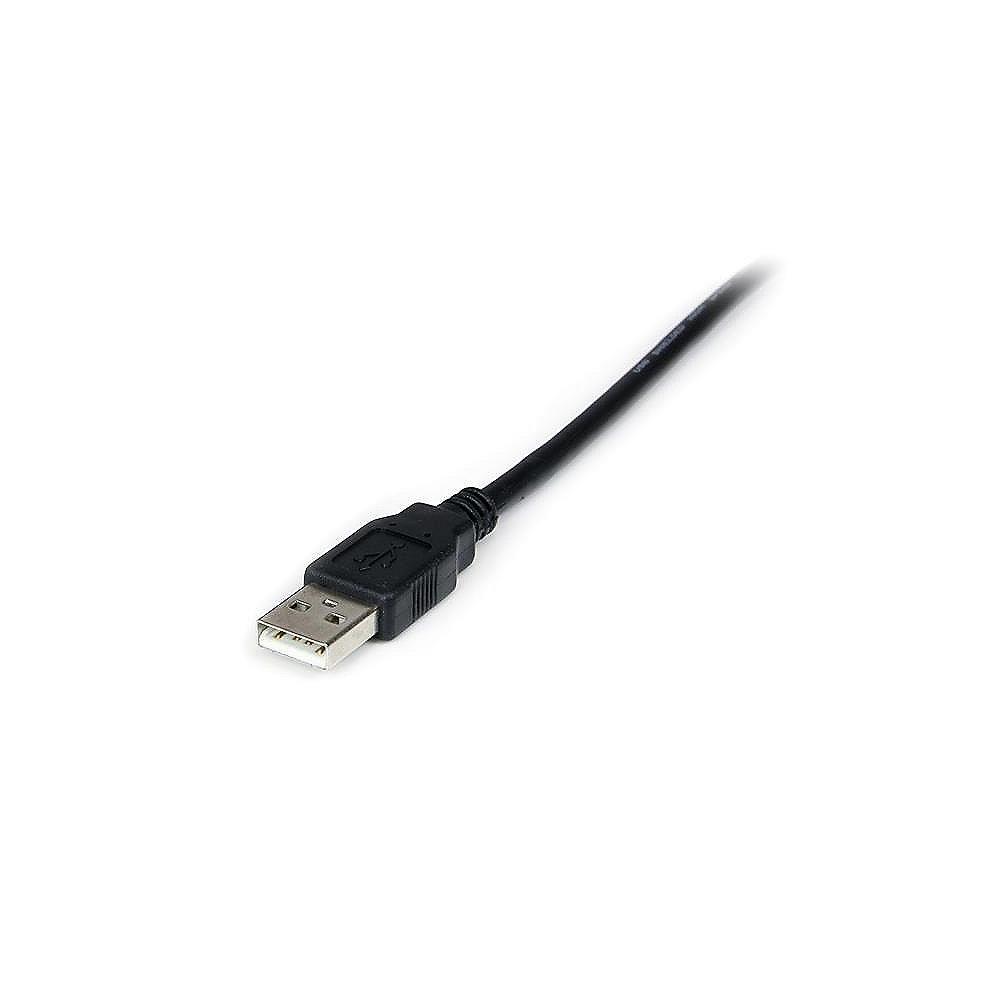Startech Nullmodem Kabel 1m USB zu seriell 9pol FTDI Chipsatz St./Bu. schwarz