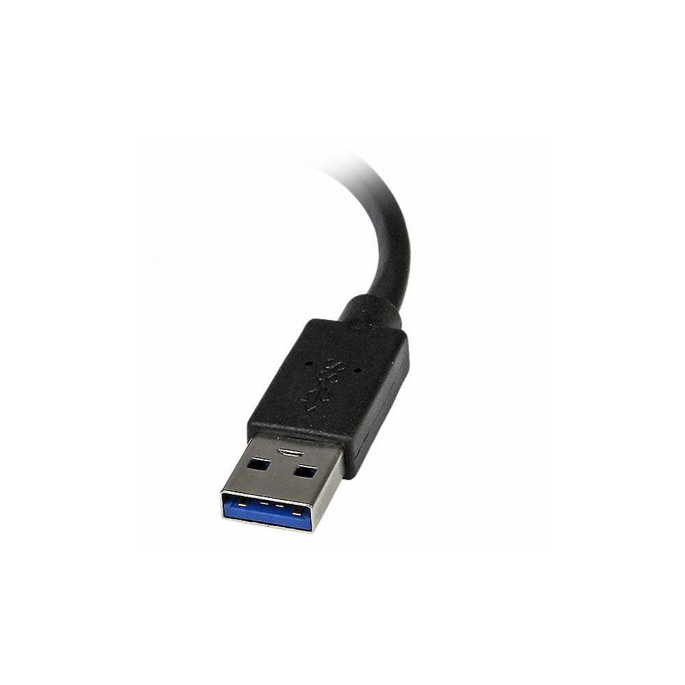 Startech USB-A zu VGA Adapter USB 3.0 Slim St./Bu. schwarz, Startech, USB-A, VGA, Adapter, USB, 3.0, Slim, St./Bu., schwarz