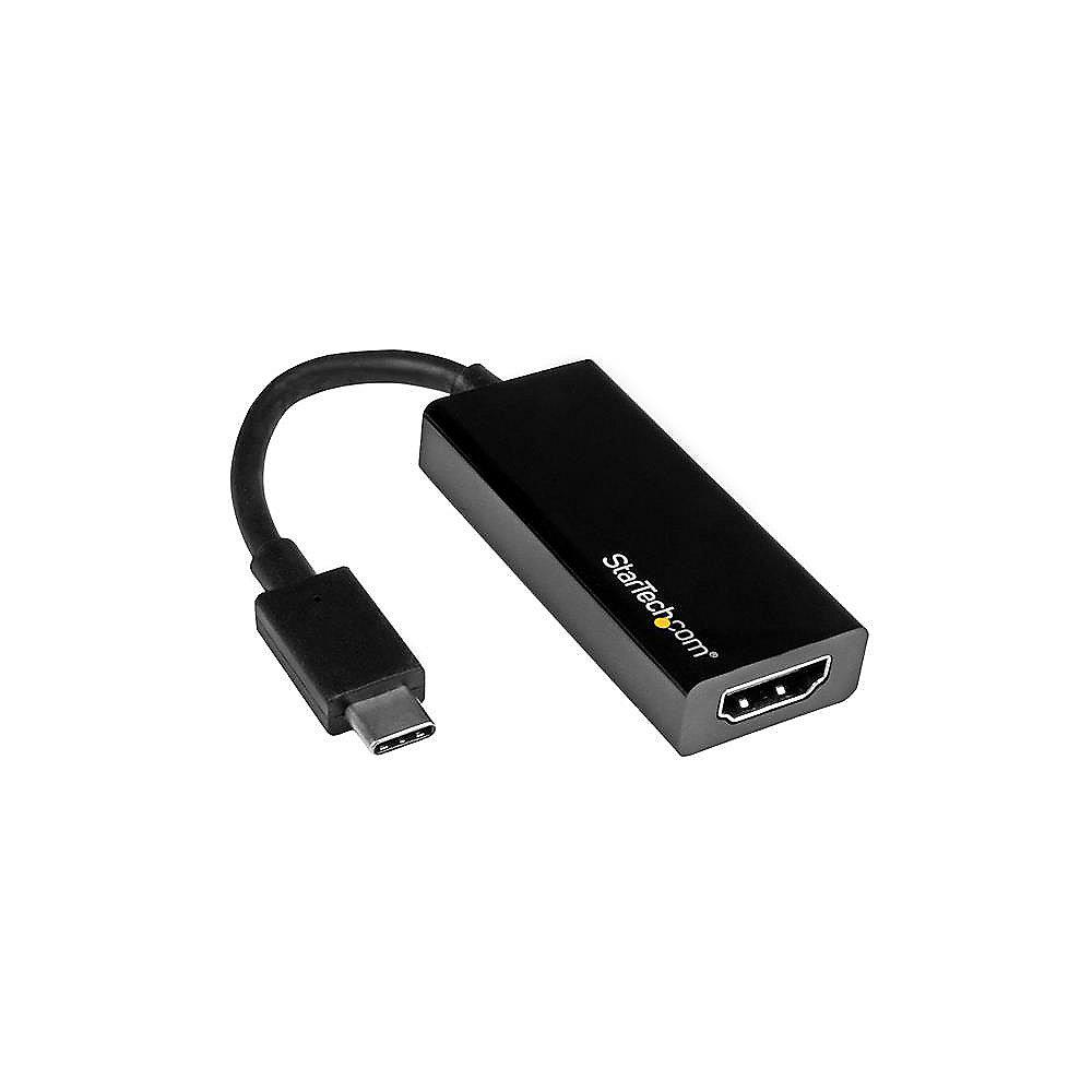 Startech USB-C zu HDMI Adapter St./Bu. schwarz, Startech, USB-C, HDMI, Adapter, St./Bu., schwarz