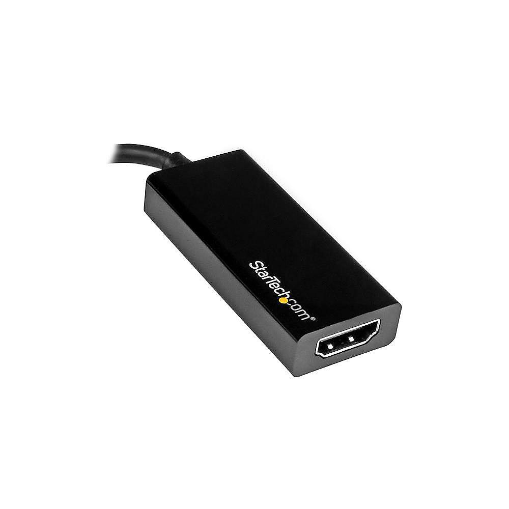 Startech USB-C zu HDMI Adapter St./Bu. schwarz, Startech, USB-C, HDMI, Adapter, St./Bu., schwarz