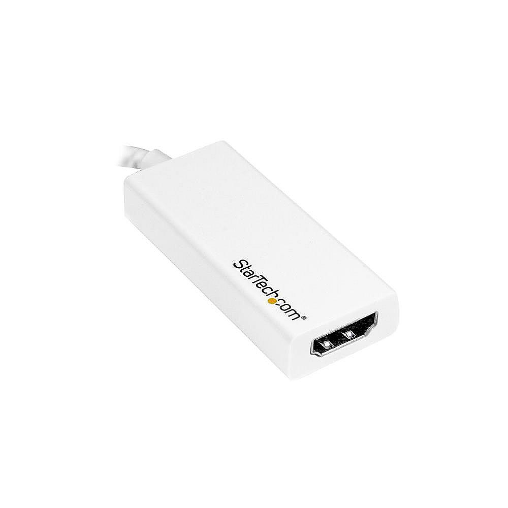 Startech USB-C zu HDMI Adapter St./Bu. weiß, Startech, USB-C, HDMI, Adapter, St./Bu., weiß