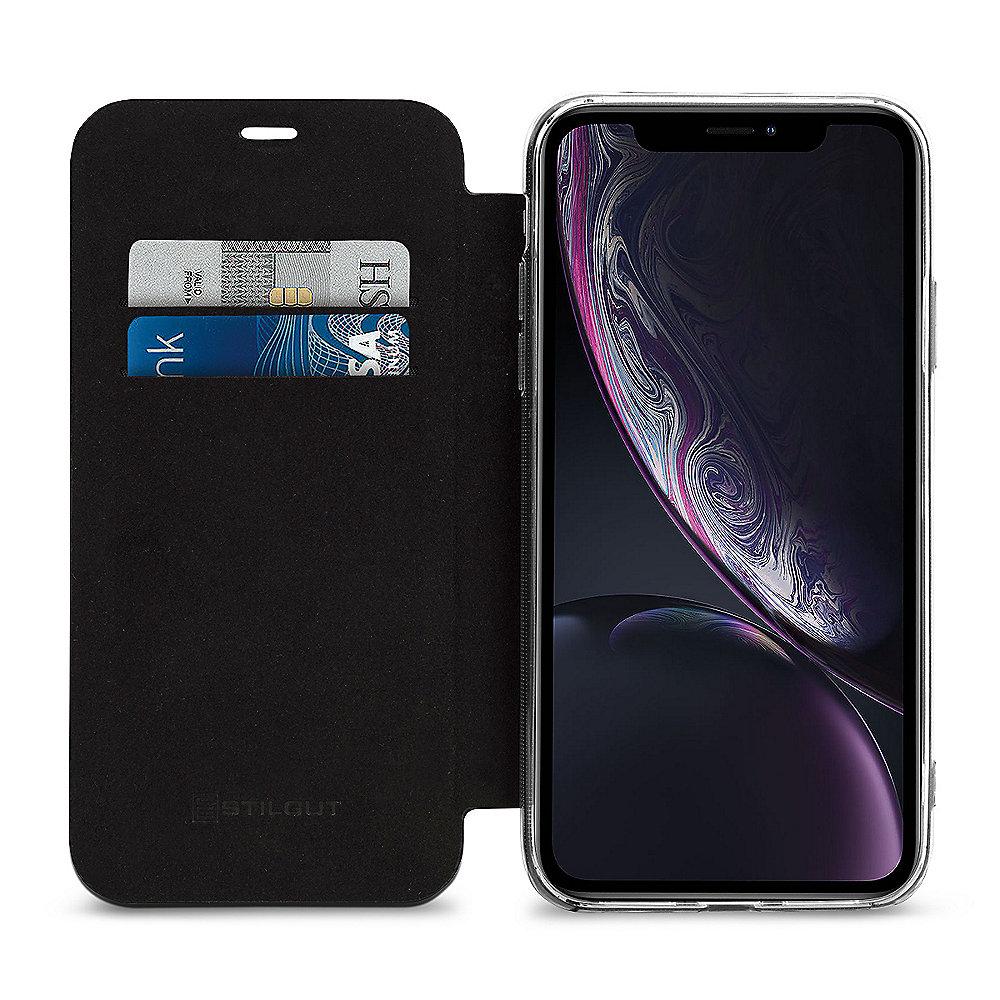 StilGut Book Type Hülle NFC/RFID Blocking für Apple iPhone XR B07HF8J1CD