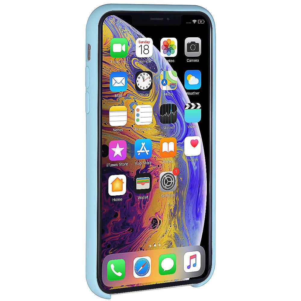 StilGut Liquid Silicon Case für Apple iPhone XS/ X himmelblau B07GYZ2GTW