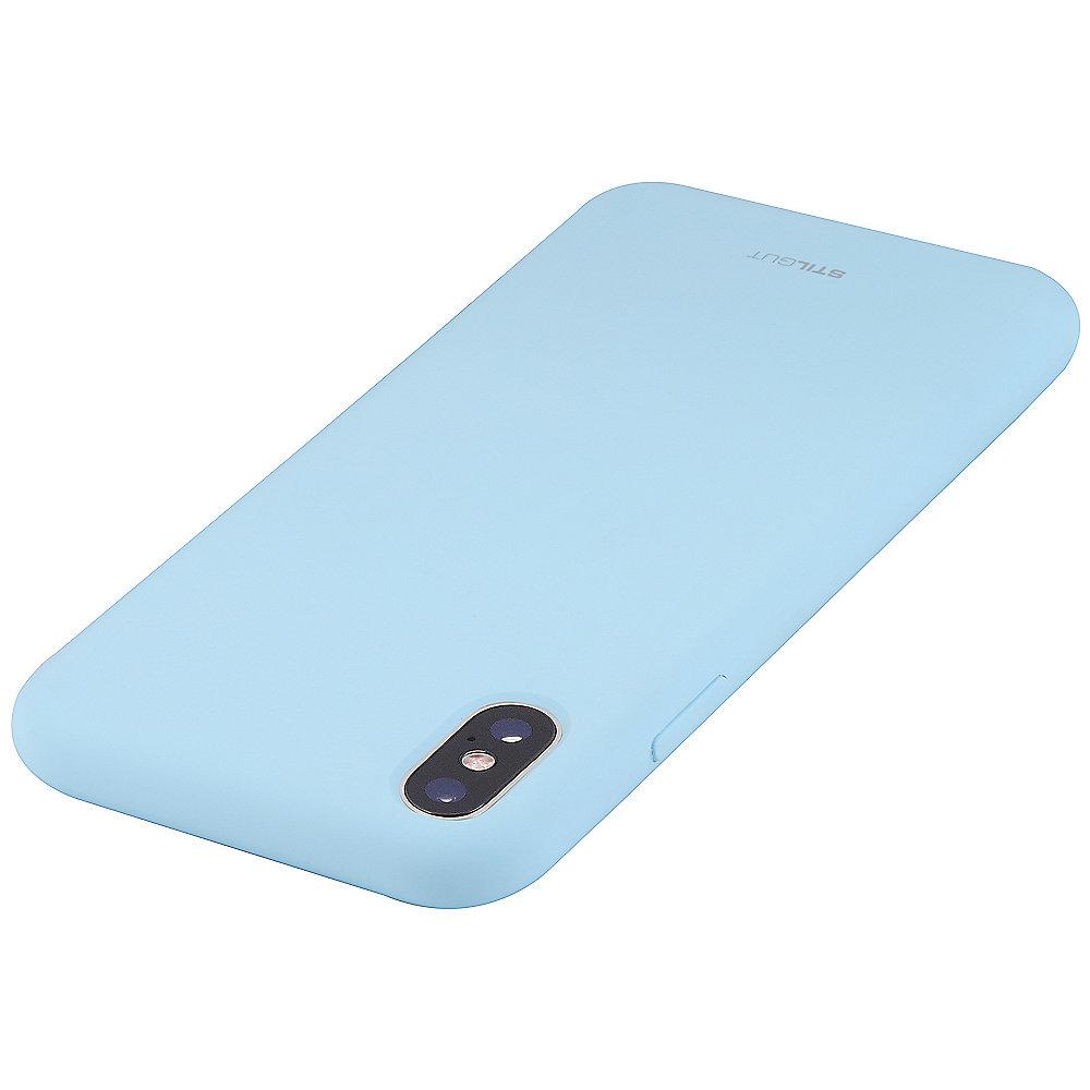 StilGut Liquid Silicon Case für Apple iPhone XS/ X himmelblau B07GYZ2GTW, StilGut, Liquid, Silicon, Case, Apple, iPhone, XS/, X, himmelblau, B07GYZ2GTW